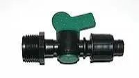 Кран соединительный для капельной ленты и НР 3/4", Irritec